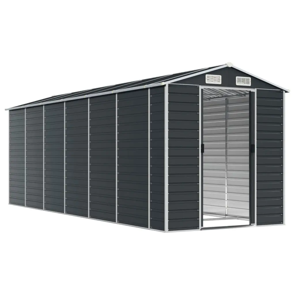 Anthracite Garden Shed for Outdoor Storage
