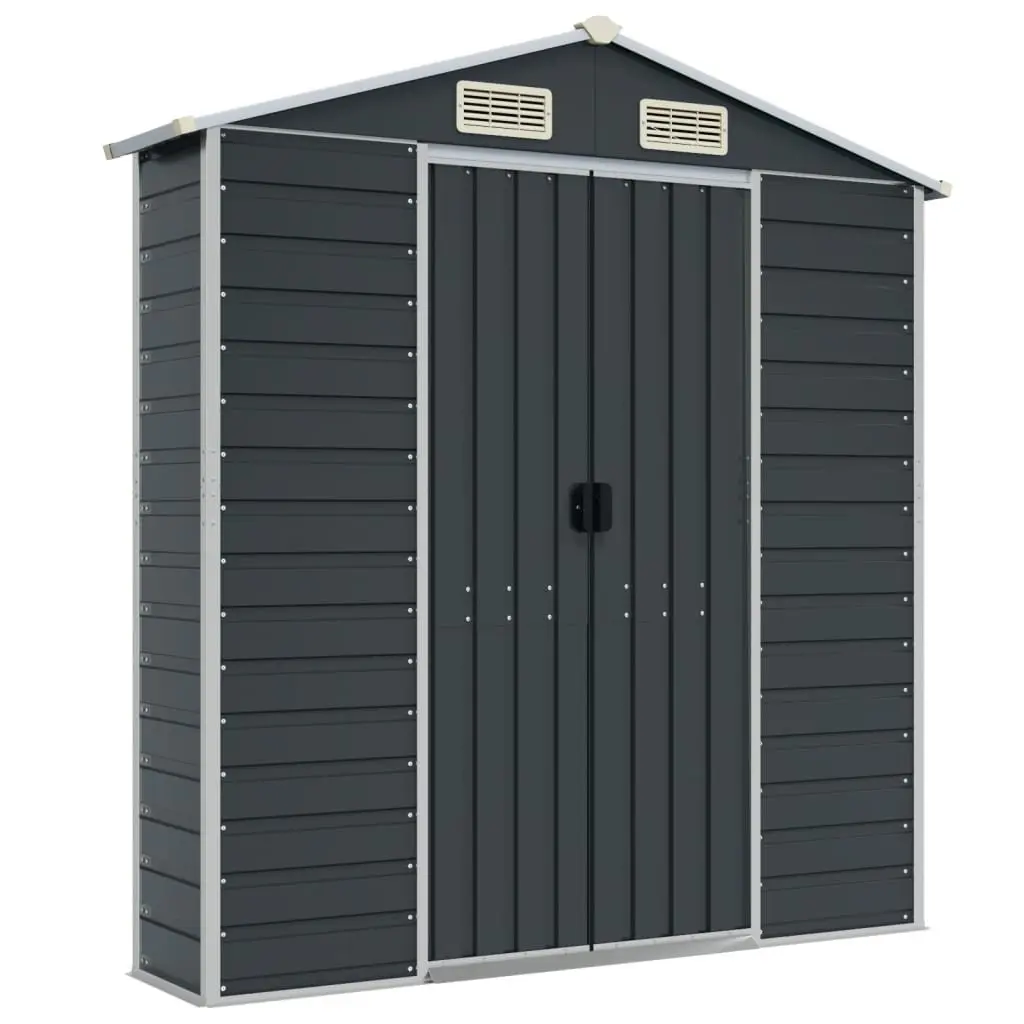 Anthracite Garden Shed for Outdoor Storage