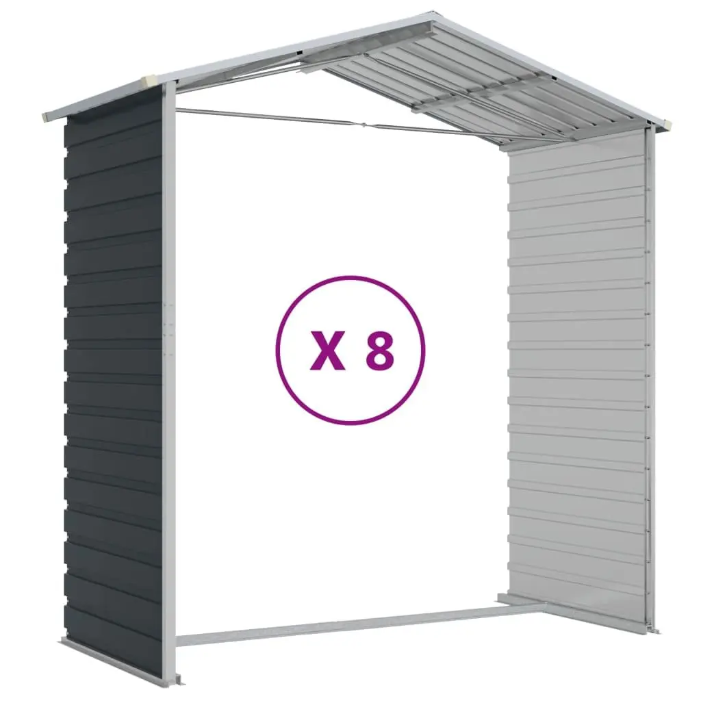 Garden Shed with Metal Roof and Ample Storage 2.7M x 1.9M x 2.3M