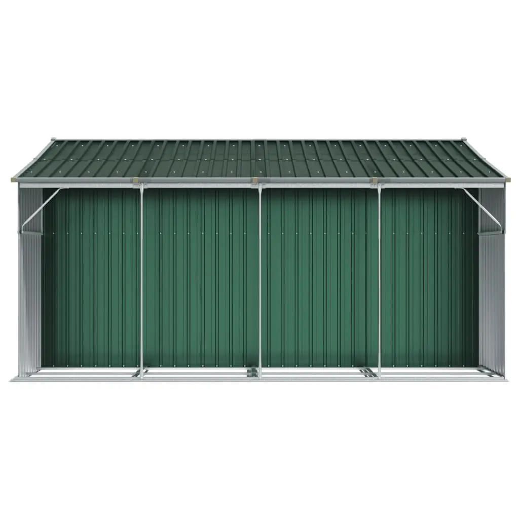 Metal Tool House Green 277x365.5x179cm with Handles