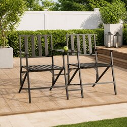 Premium Folding 2-Seater Garden Bench 137cm with Table