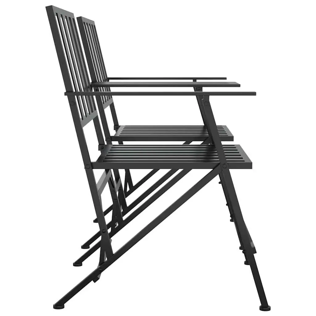 Folding 2-Seater Garden Bench 137cm with Table