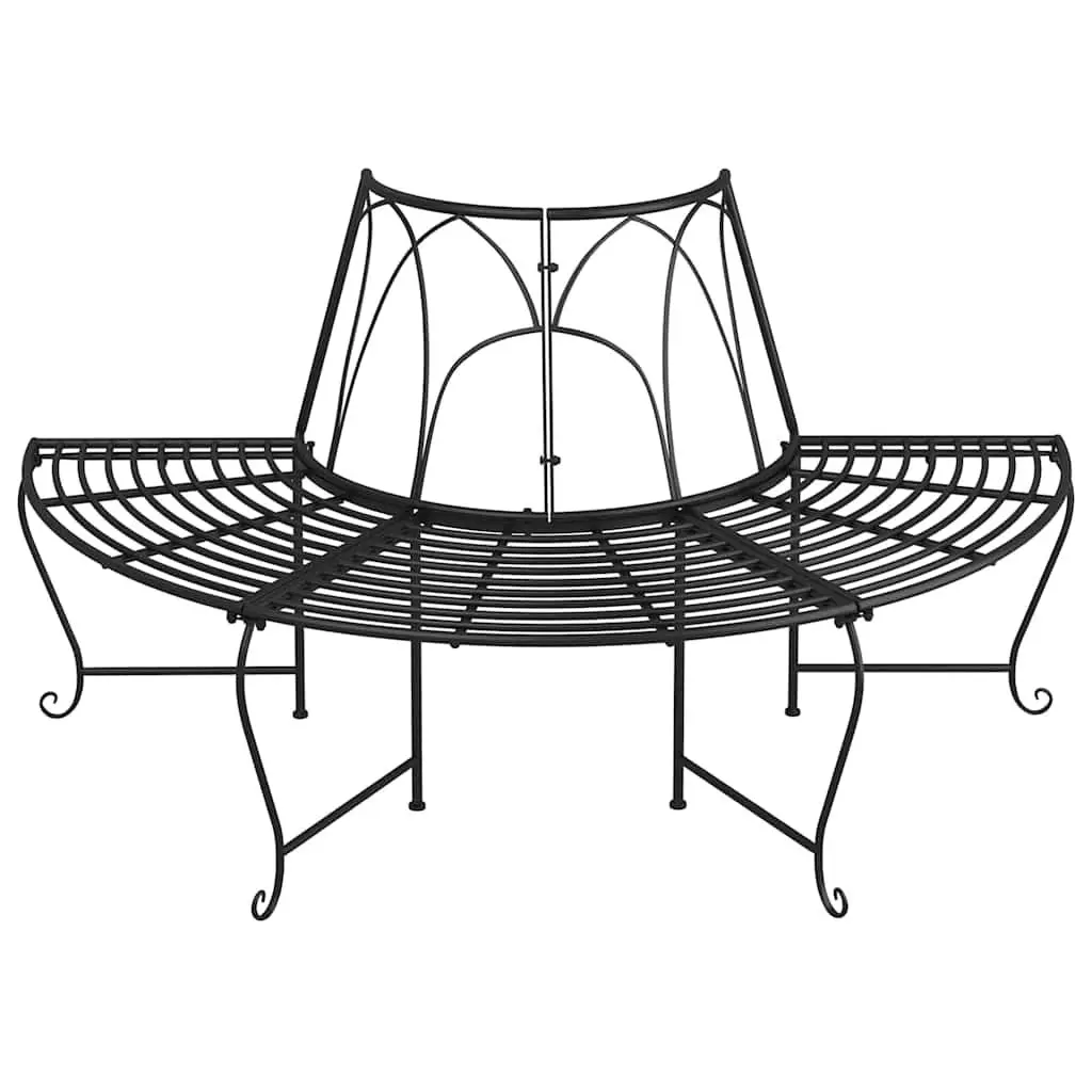 Half Round Tree Bench for Outdoor Spaces 159cm