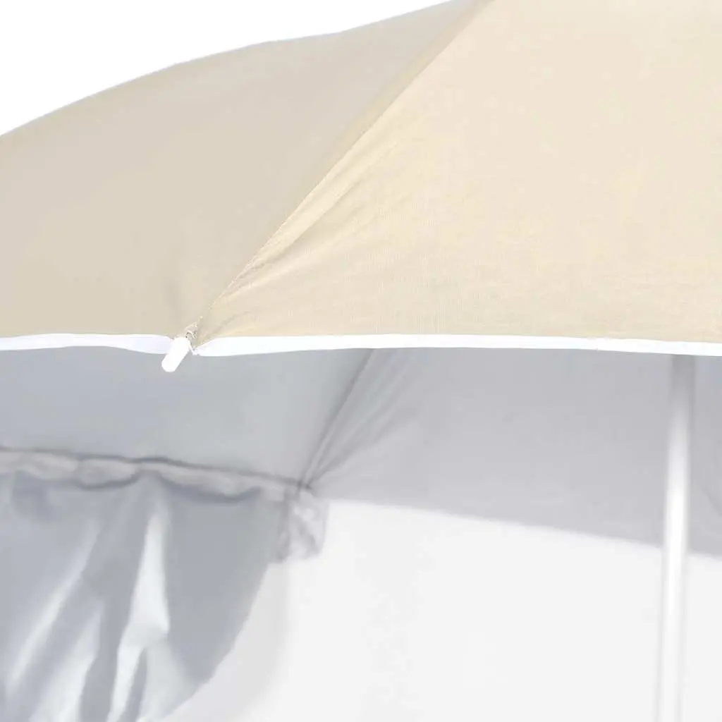 Beach Parasol Polyester 215cm Yellow