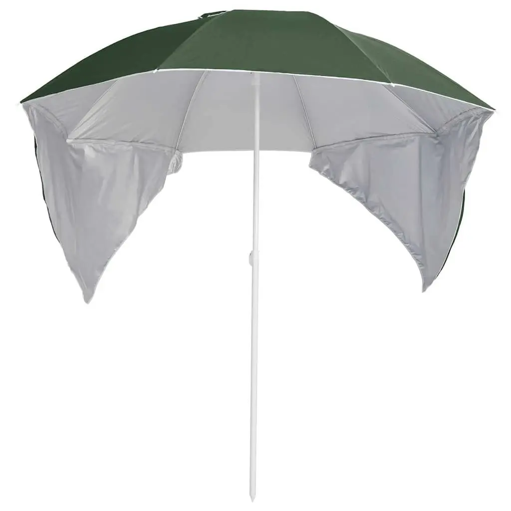 Beach Parasol with Removable Side Walls 215cm