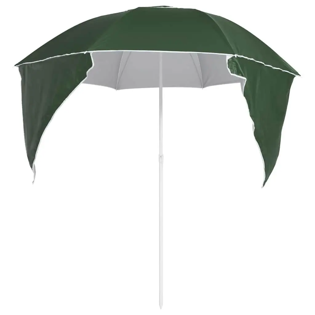 Beach Parasol with Removable Side Walls 215cm