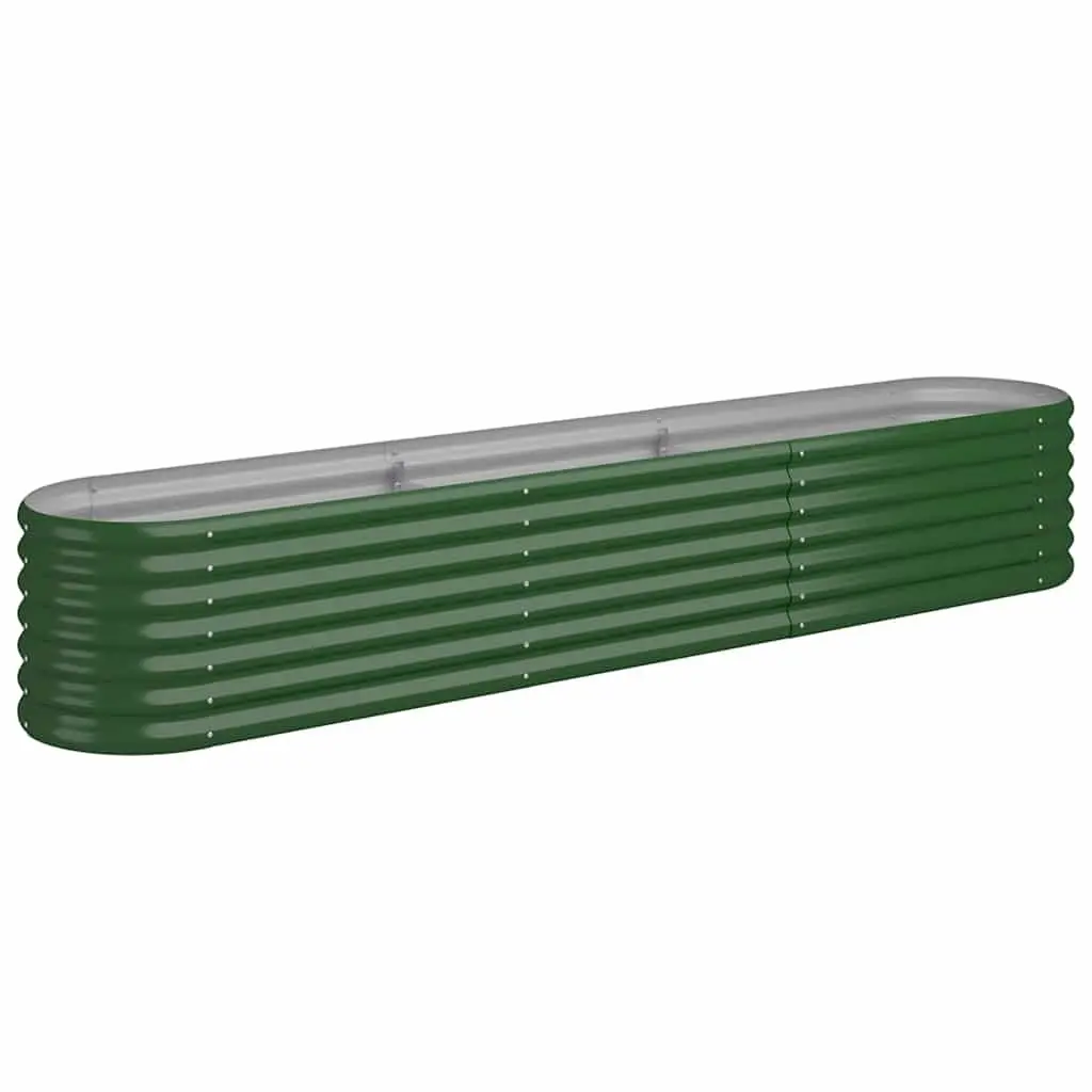 Green Steel Raised Garden Bed for Plants