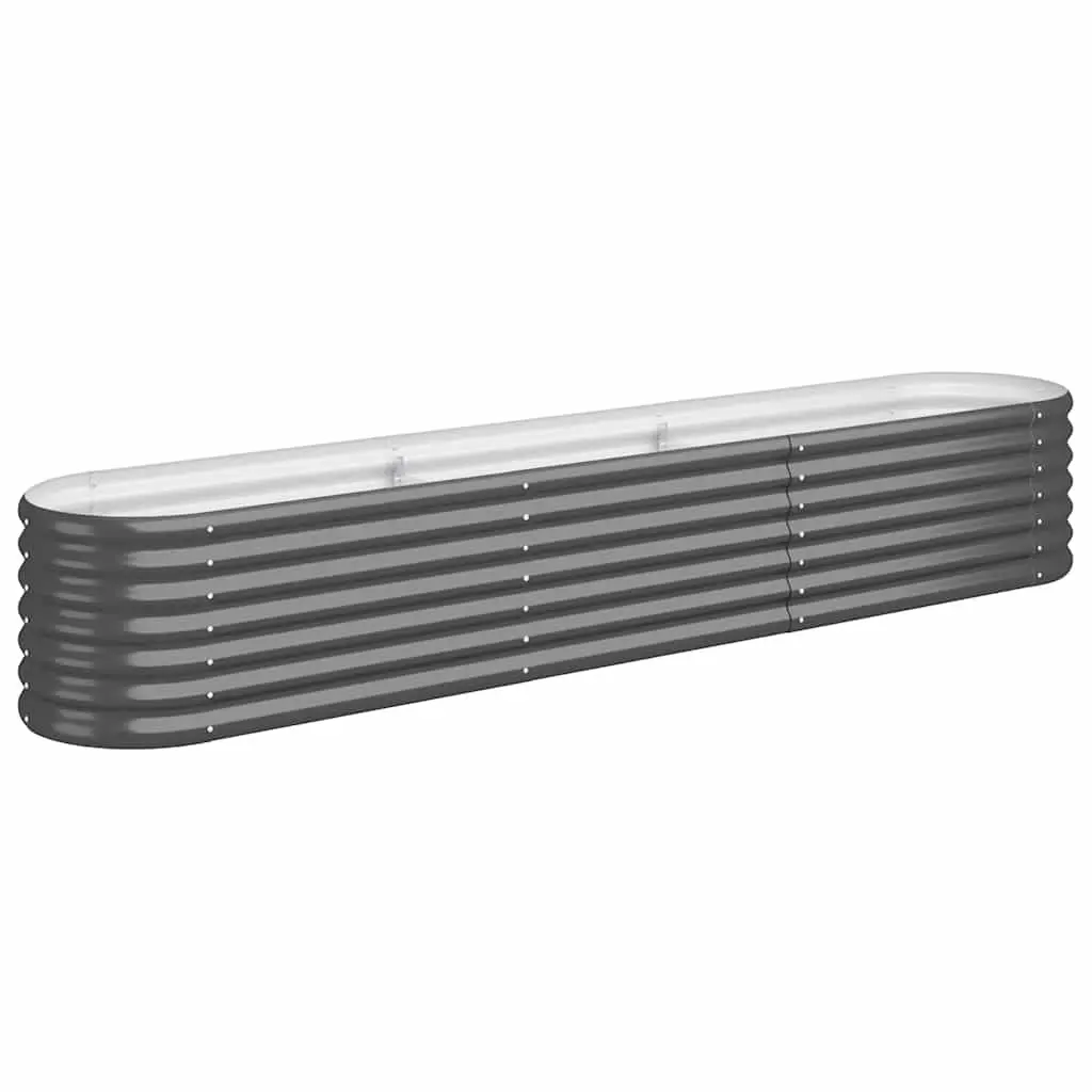 Raised Garden Bed Planter Box with Steel Frame