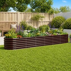 Sturdy Garden Raised Bed Planter Box for Outdoor Use