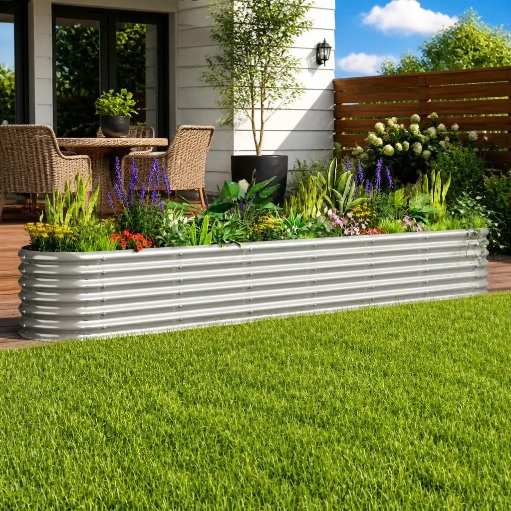 Galvanised Steel Raised Bed for Gardening Needs