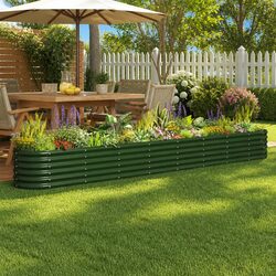 Sturdy Galvanised Garden Raised Bed Planter for All Plants