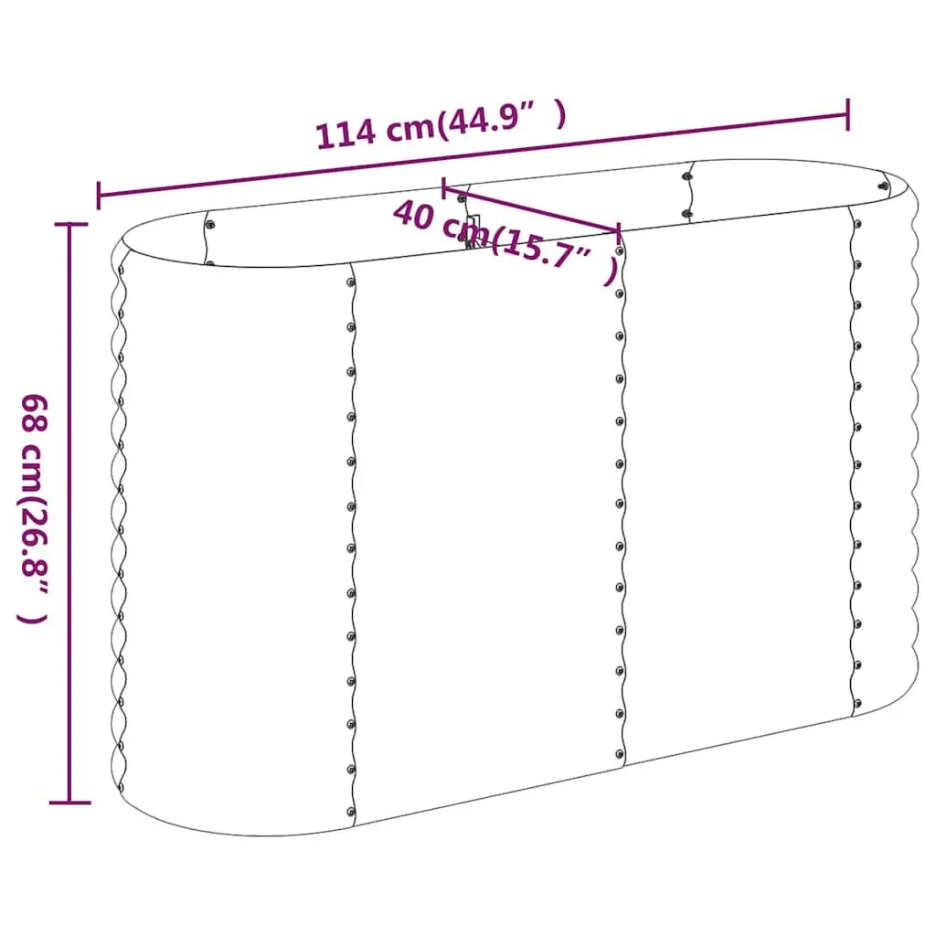 Outdoor Garden Raised Bed Planter Box