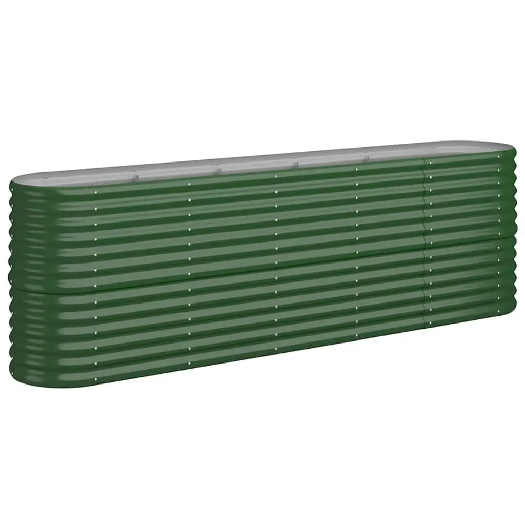 Deep Wide Galvanised Garden Raised Bed Planter Box