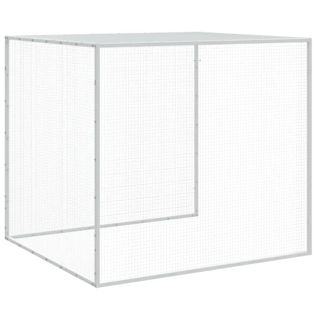 Chicken Cage Galvanised Steel 403x98x90 cm Anthracite