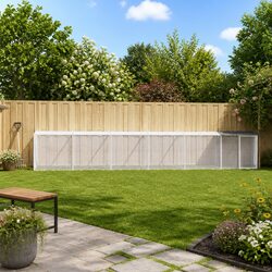 Chicken Cage with Roof Anthracite Galvanised Steel Small Animal Enclosure