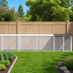 Durable Anthracite Steel Chicken Cage with Roof