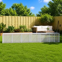 Durable Chicken Cage with Roof for Small Animals