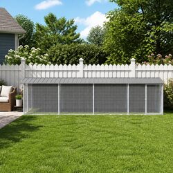 Durable Chicken Cage with Roof for Small Animals