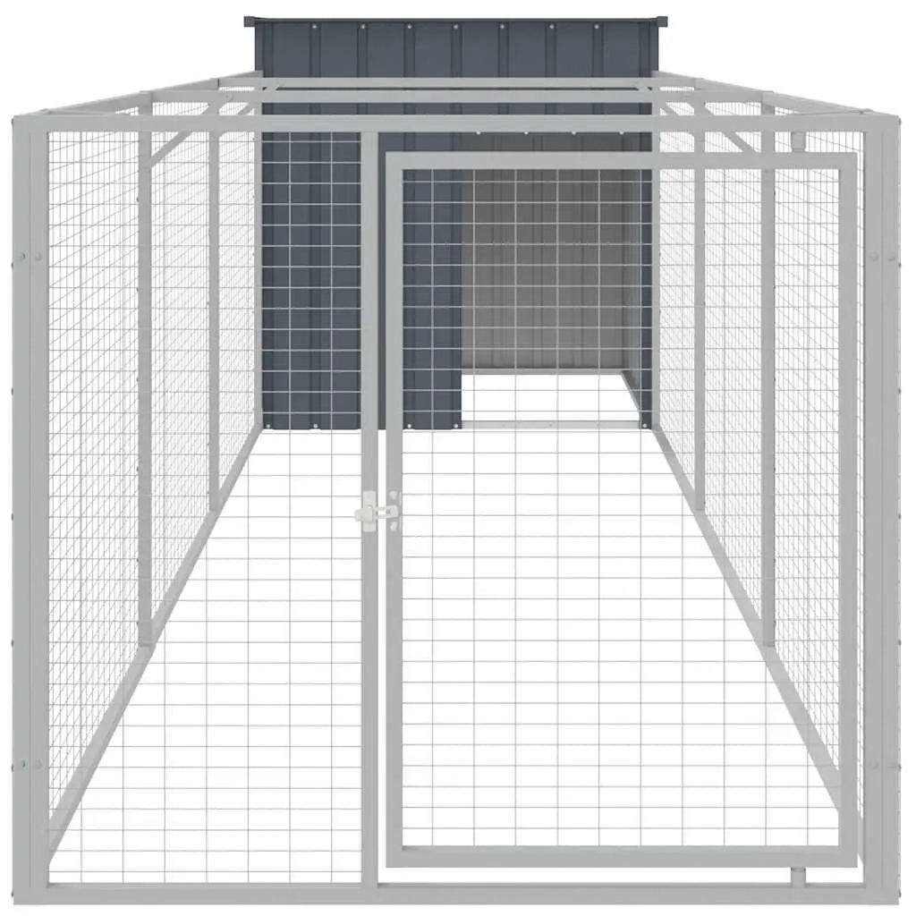 Outdoor Dog House with Extended Run