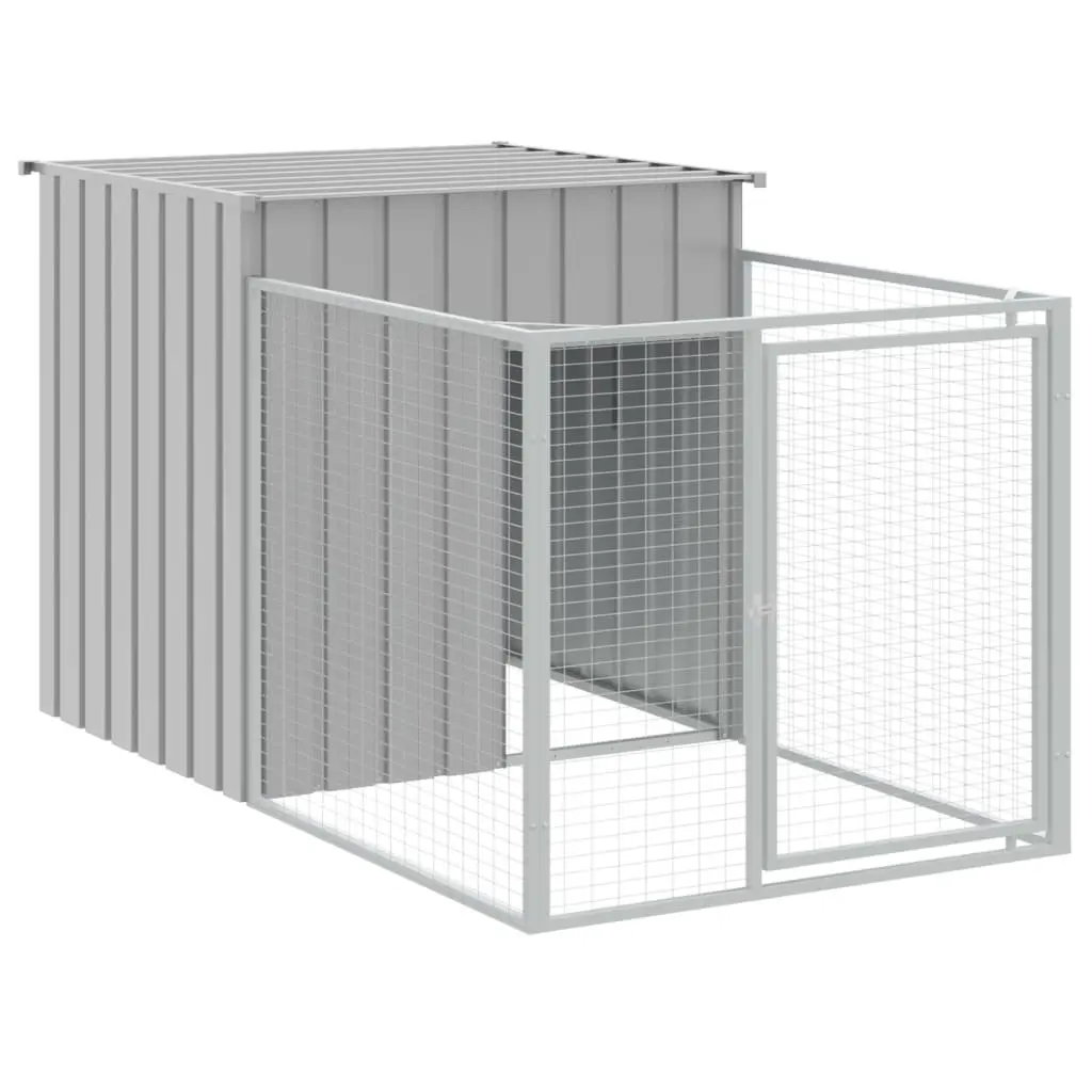 Dog House with Extended Run for Outdoor Use