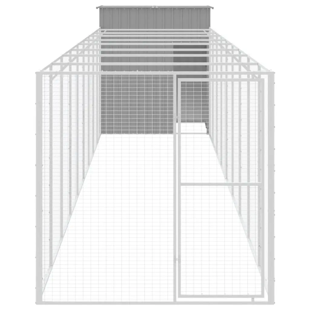 Dog House with Run for Outdoor Use