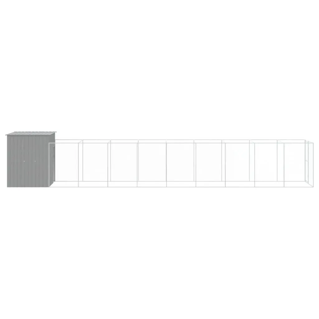 Dog House with Run for Outdoor Use