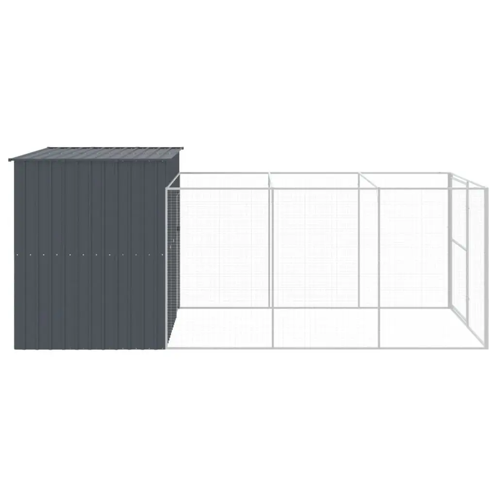 Anthracite Dog House with Extended Run