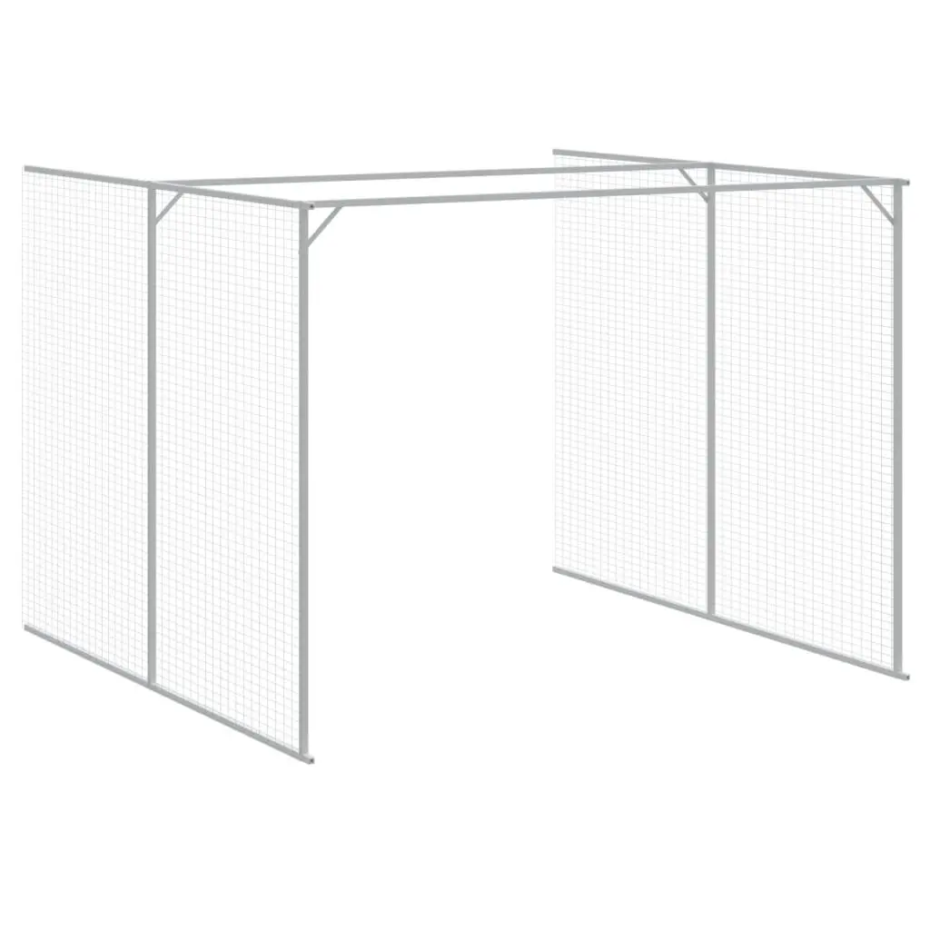 Dog House with Extended Run in Anthracite