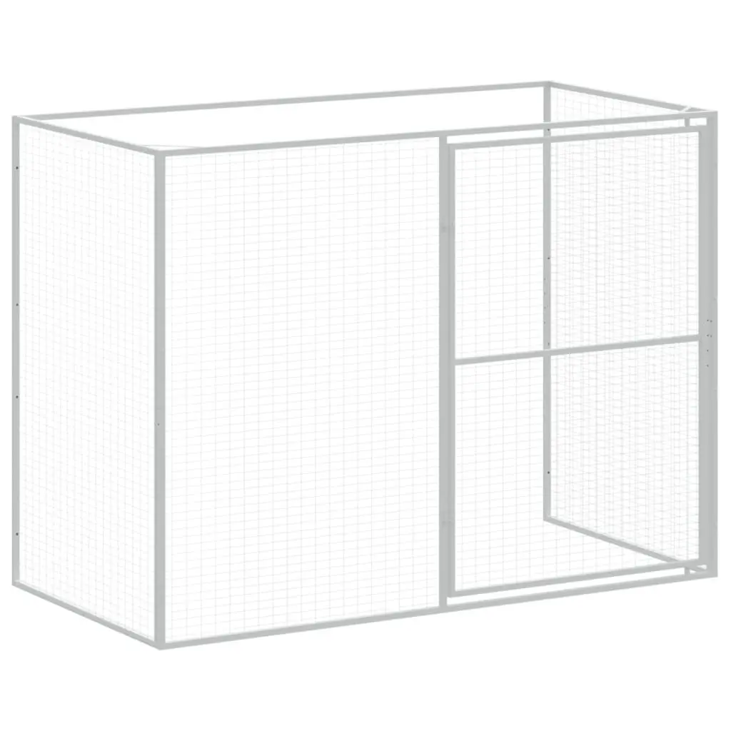 Dog House with Extended Run in Anthracite