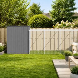 Sturdy Dog House with Extended Run for Outdoor Safety