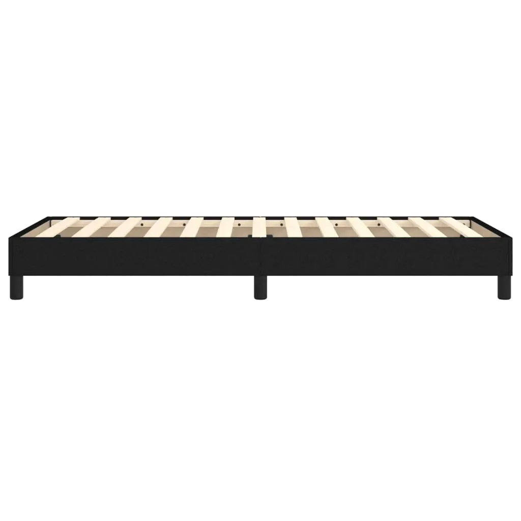 Supportive King Single Box Spring Bed Frame in Black Fabric