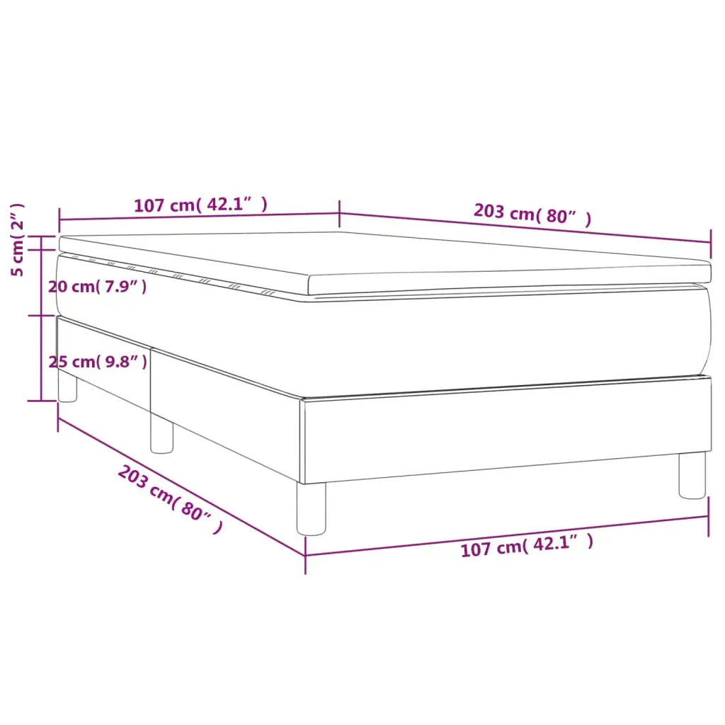 Black Box Spring Bed with Pocket Spring Mattress