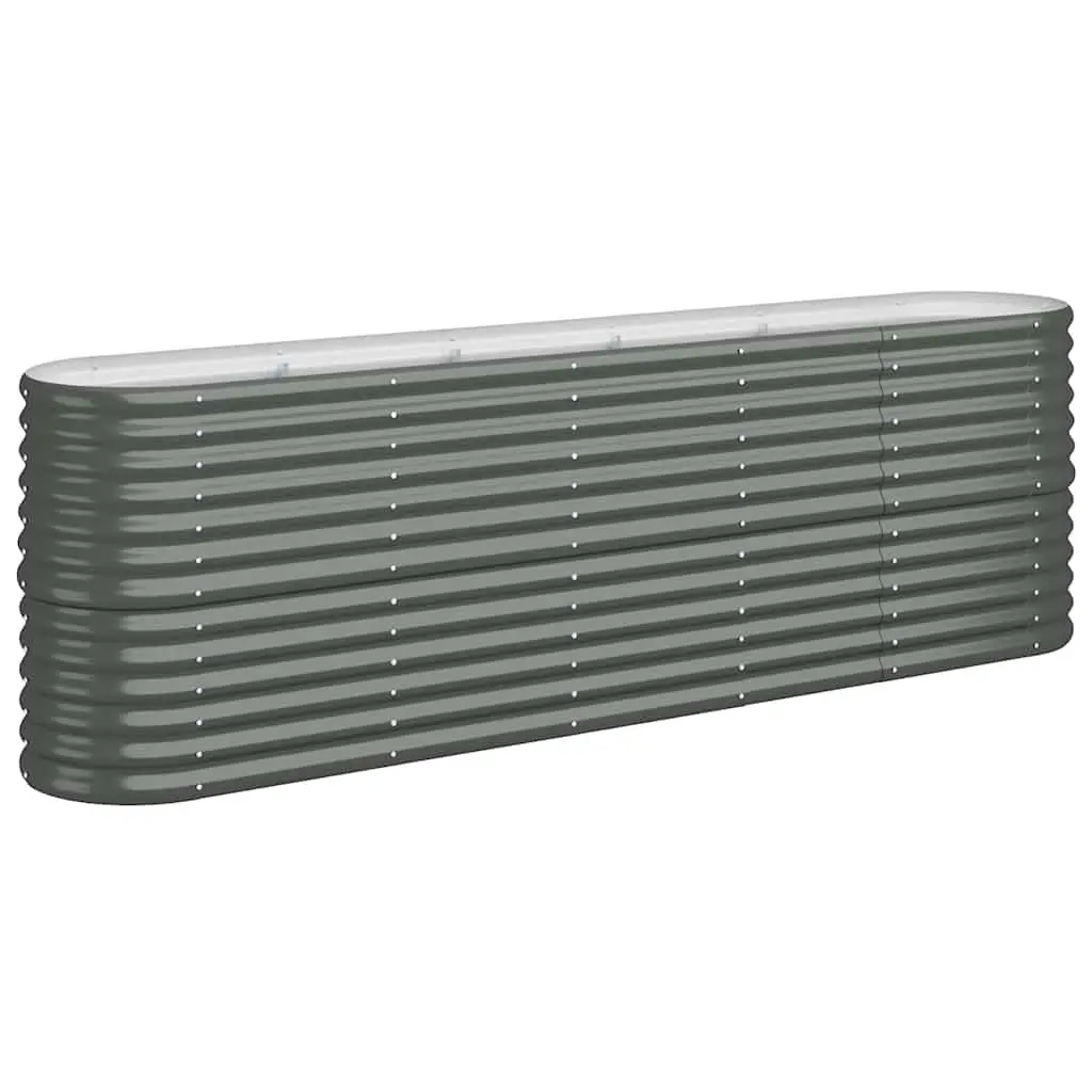Raised Garden Bed Planter Box in Anthracite