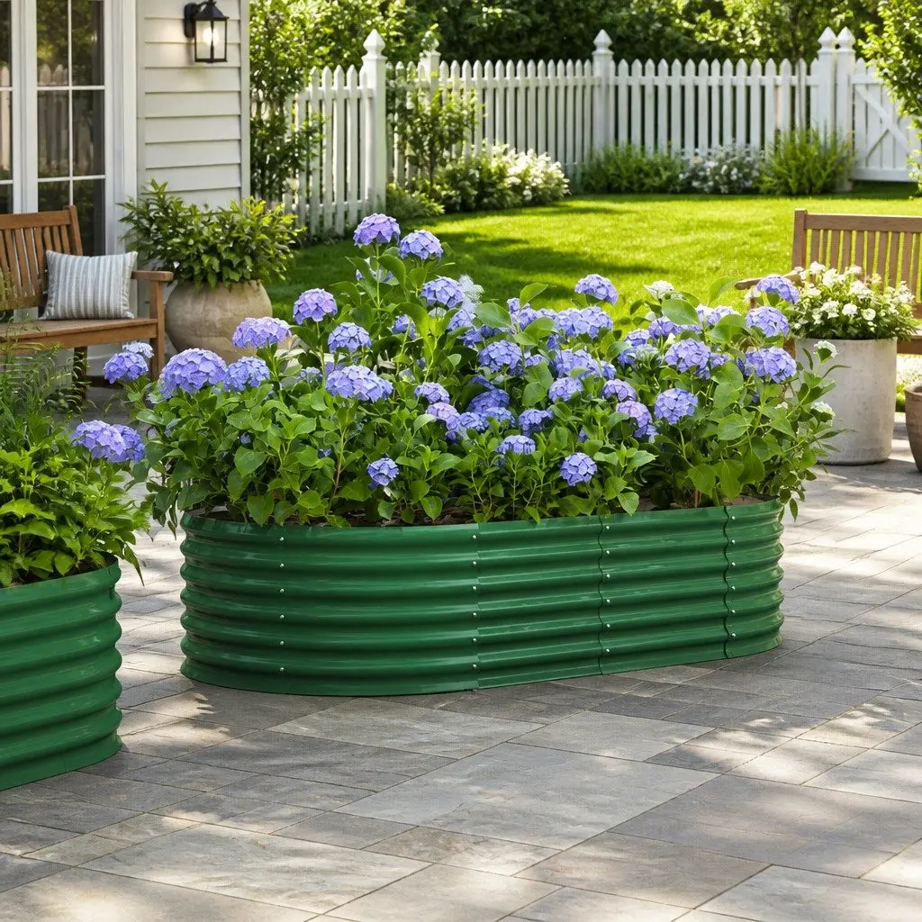 Galvanised Steel Raised Bed Planter Box