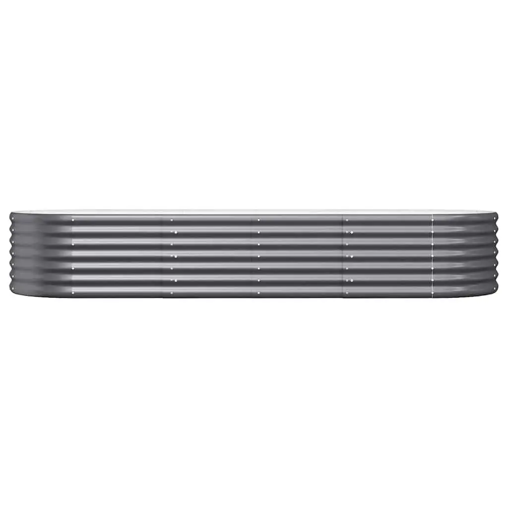 Raised Garden Bed Planter Box Anthracite 224x80x36cm