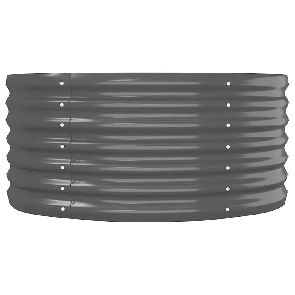 Raised Garden Bed Planter Box Anthracite 224x80x36cm