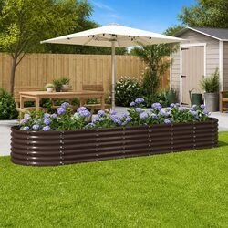 Durable Galvanised Steel Frame Raised Garden Bed