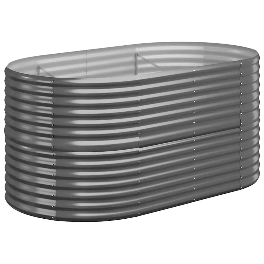 Raised Garden Bed Galvanised Steel 152 x 80 x 68 cm Anthracite