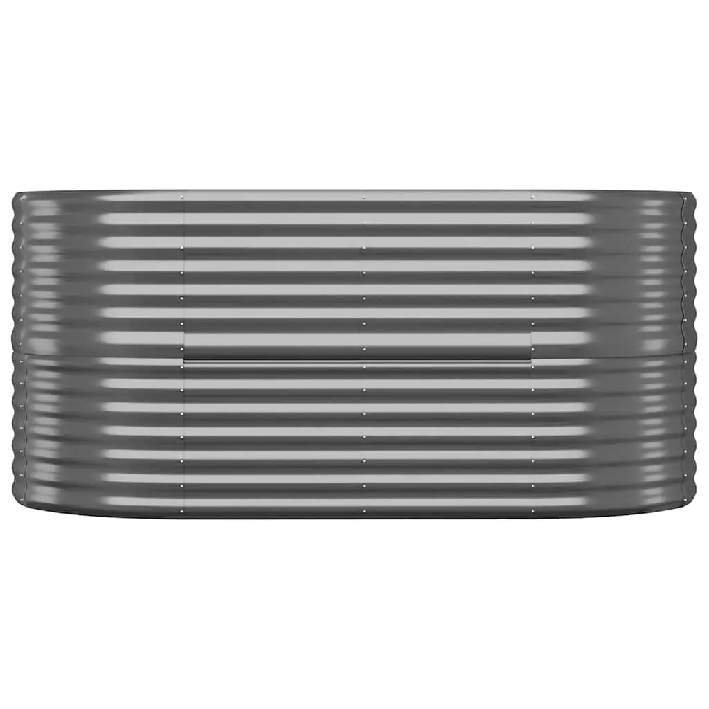 Raised Garden Bed Galvanised Steel 152 x 80 x 68 cm Anthracite