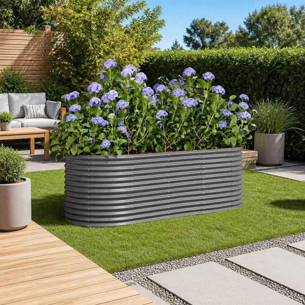 Raised Garden Bed Planter for Vegetables and Flowers