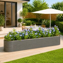 Durable Galvanised Steel Garden Raised Bed for Vegetables