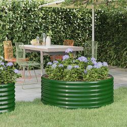 Galvanised Steel Raised Garden Bed for Outdoor Plants