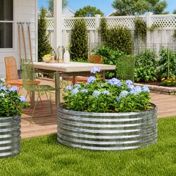 Durable Galvanised Steel Raised Bed Planter for Your Garden
