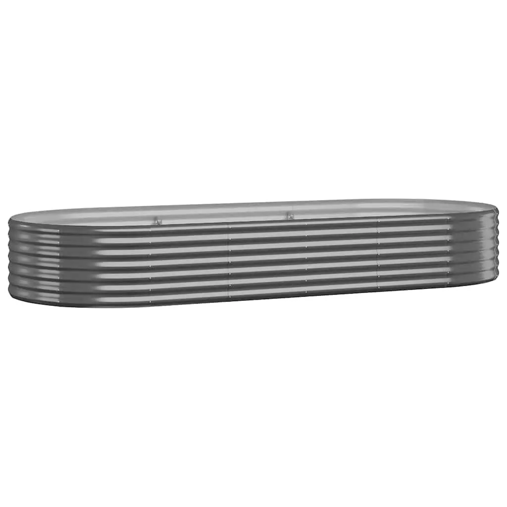 Anthracite Steel Raised Garden Bed Planter