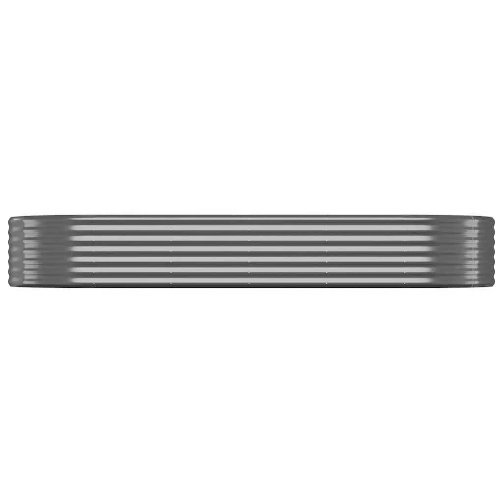 Anthracite Steel Raised Garden Bed Planter