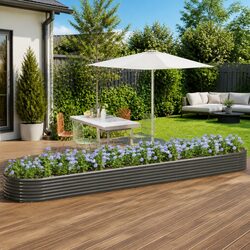 Durable Galvanised Steel Raised Bed Planter Box