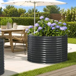 Galvanised Steel Raised Garden Bed for Outdoor Planting