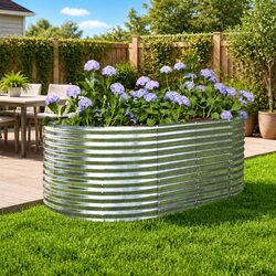Durable Galvanised Steel Raised Garden Bed for Plants