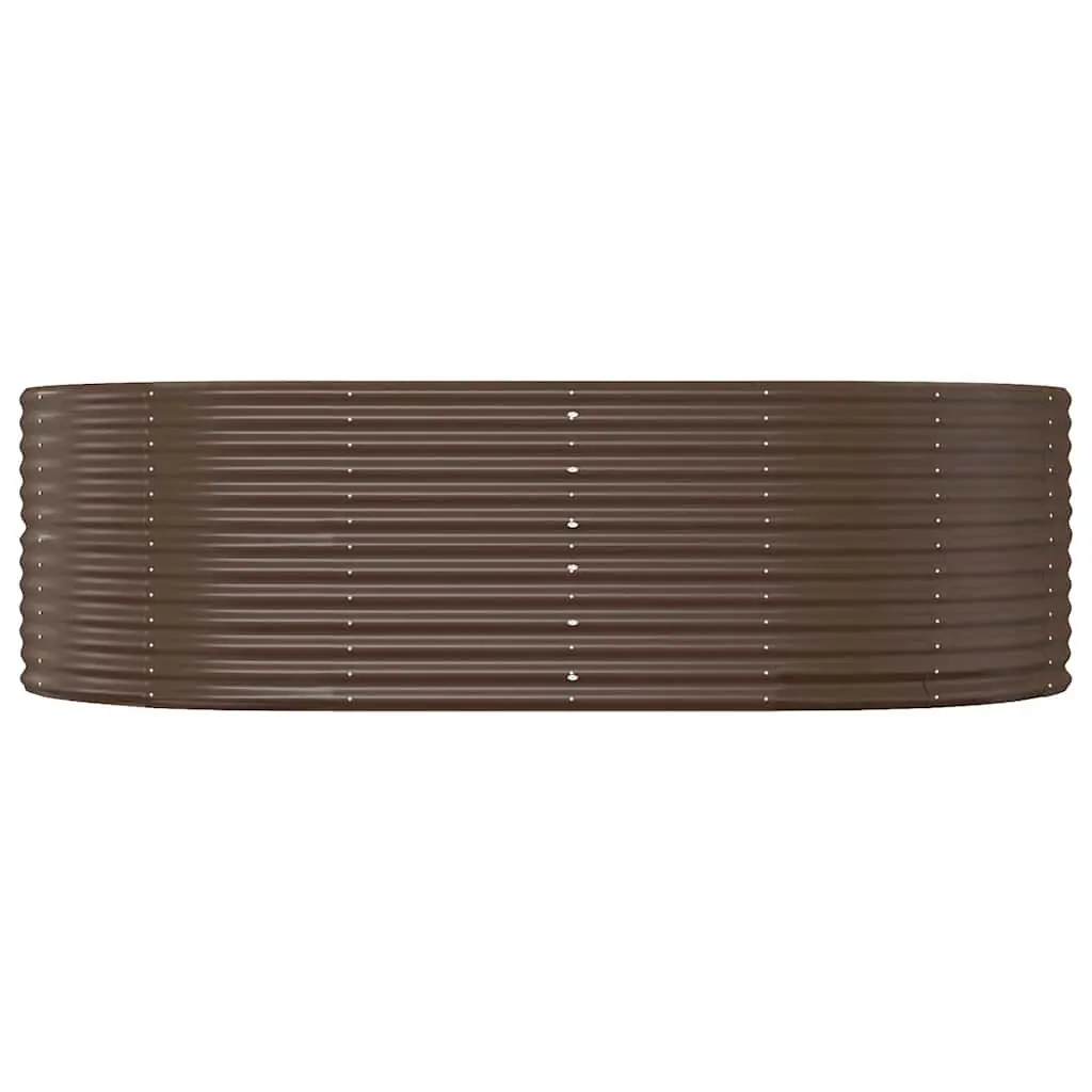Large Brown Outdoor Garden Raised Bed Planter Box