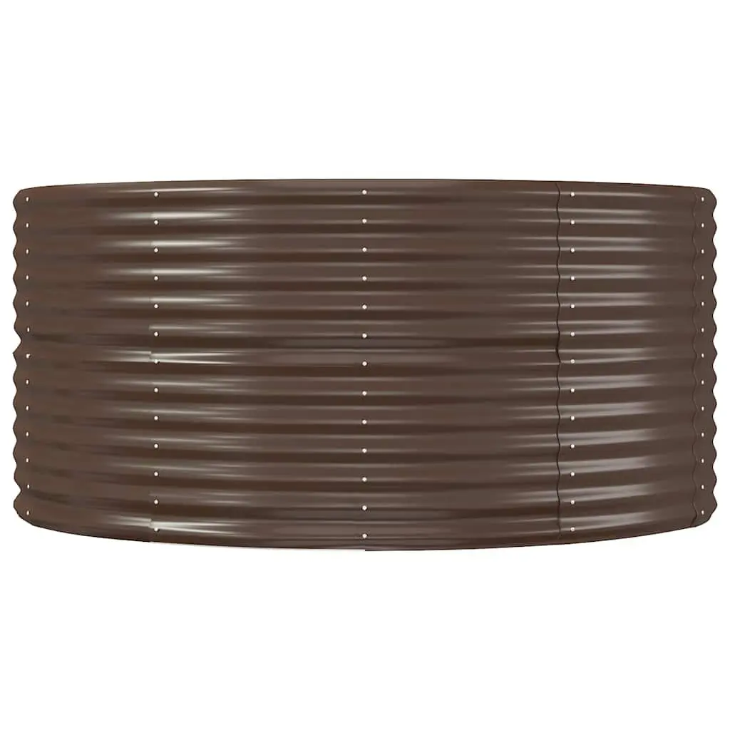 Large Brown Outdoor Garden Raised Bed Planter Box